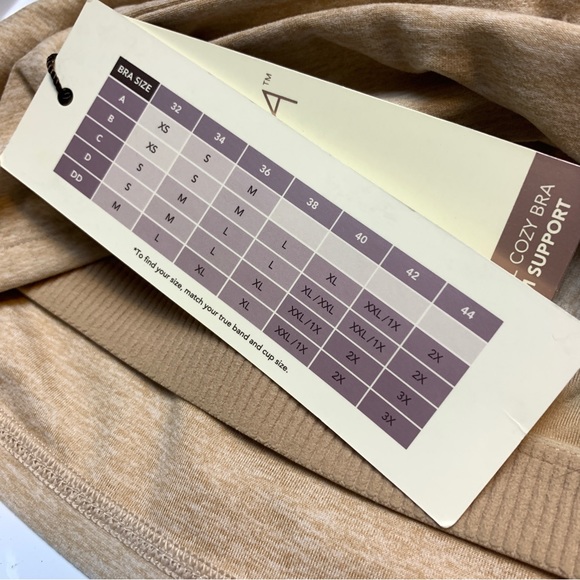 NWT Calia Womens Medium Sports Bra Light Pink Gym Cropped Halter Bra Tank Top - Picture 9 of 11